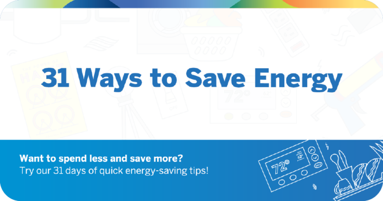 31 ways to save energy in your home