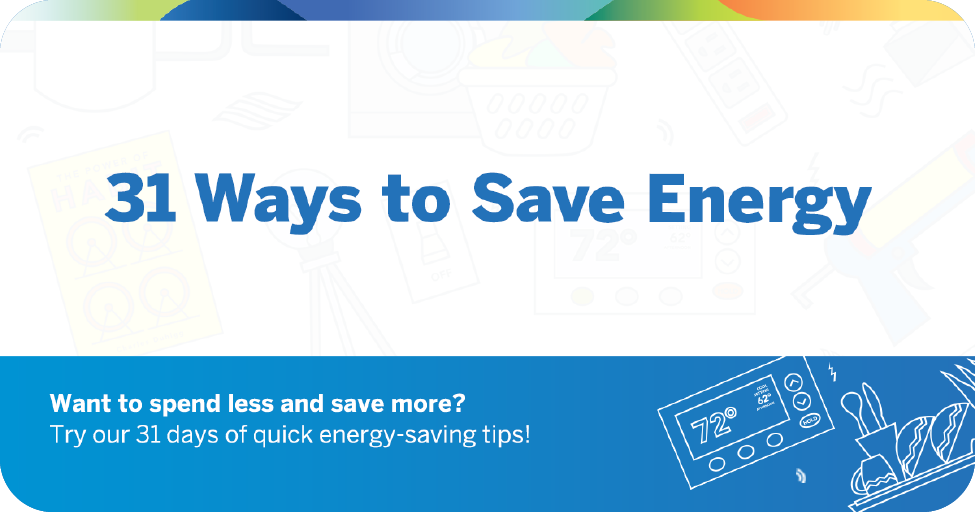 31 ways to save energy in your home