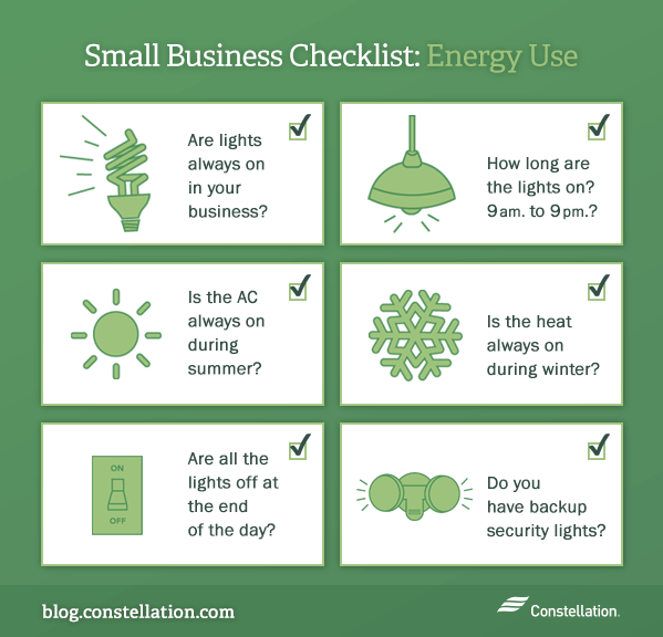  Business Checklist: Energy Use