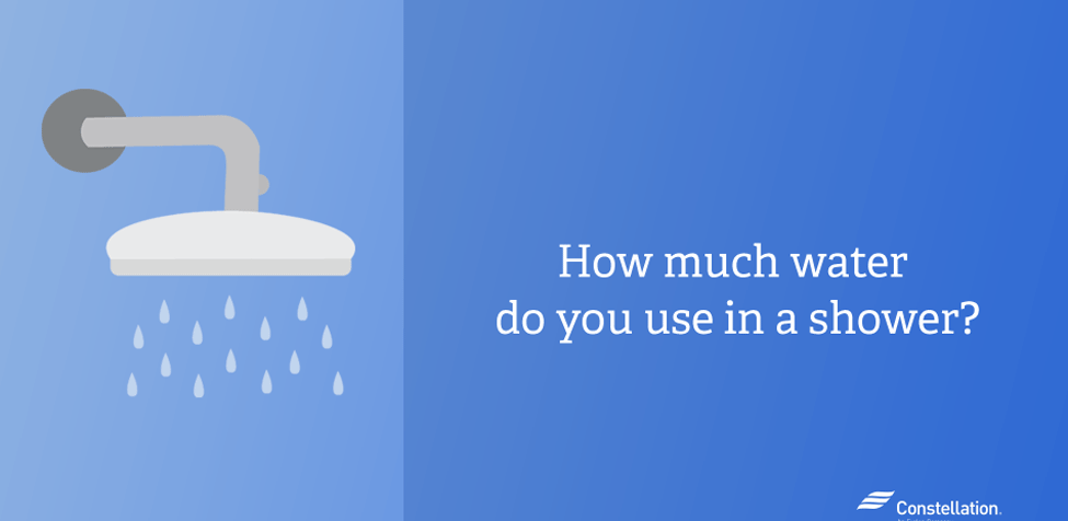 How much water do you use in a shower?