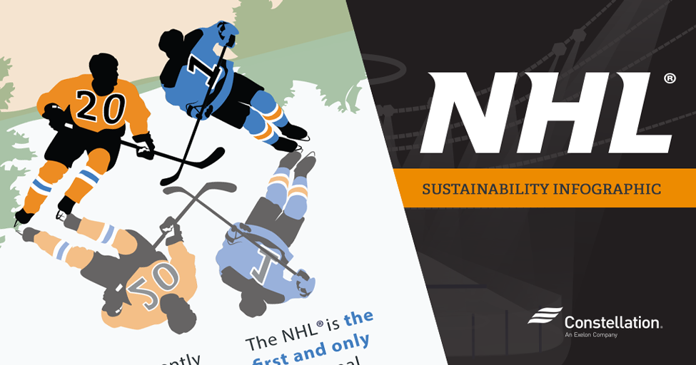 NHL® Sustainability Infographic: Green 