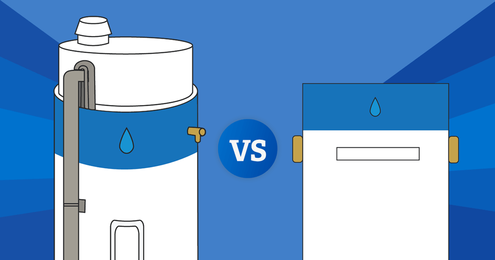 Which Saves More Energy: Tank or Tankless Water Heaters - Major Energy