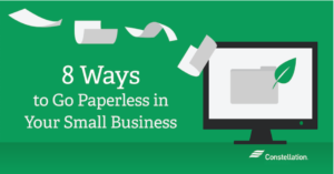 8 Ways to Go Paperless in your Small Business