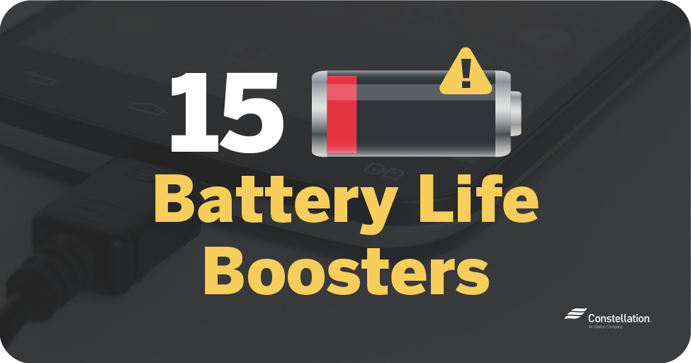 15 Battery Life Boosters for Your Phone and Devices Constellation