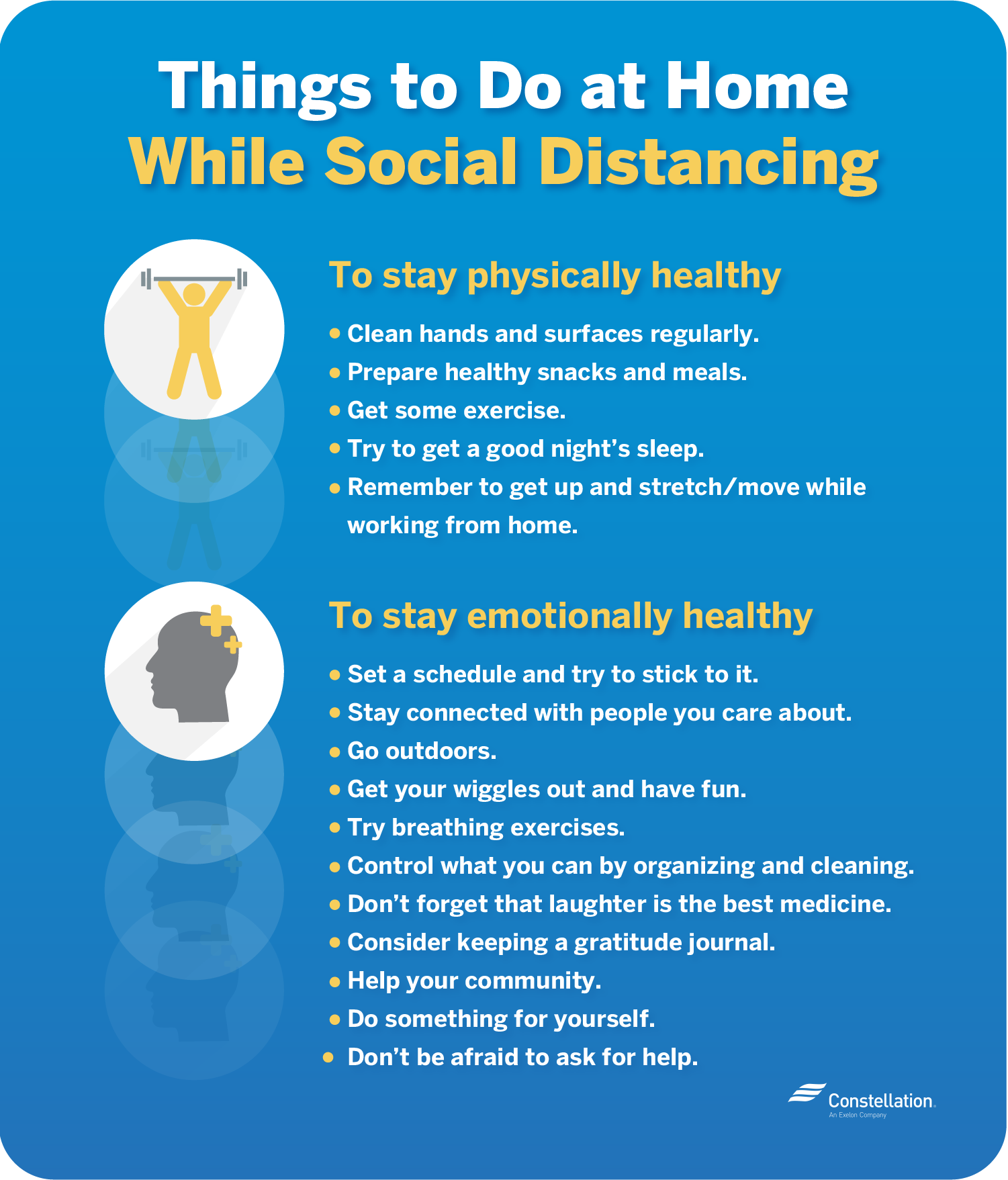 Things to do at home while social distancing