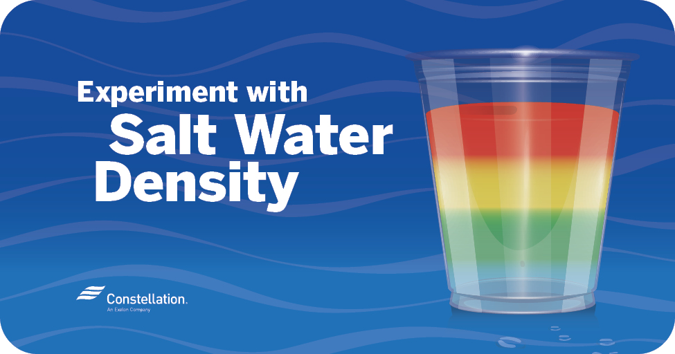 salinity of water and density experiment