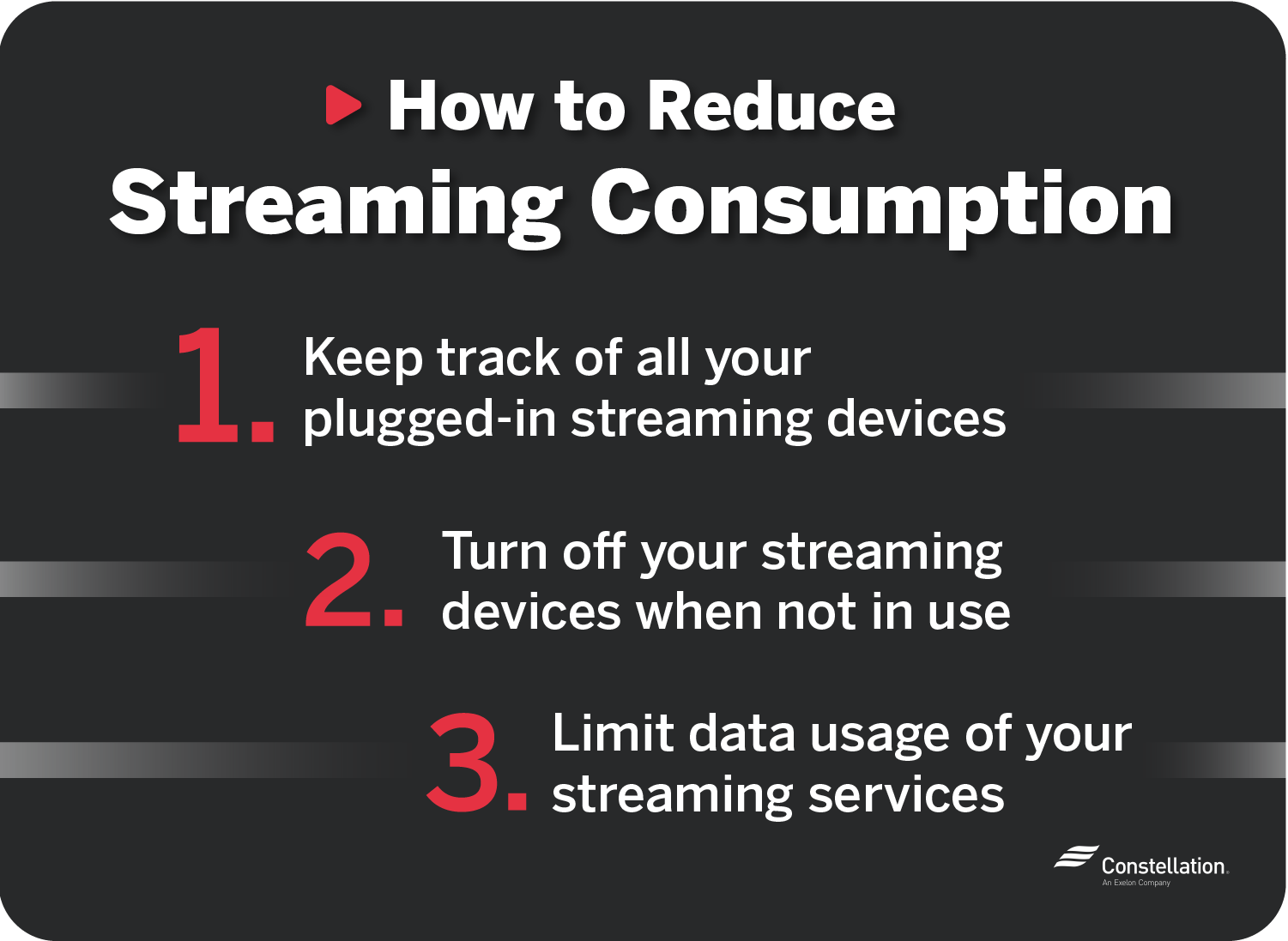 How to reduce streaming consumption