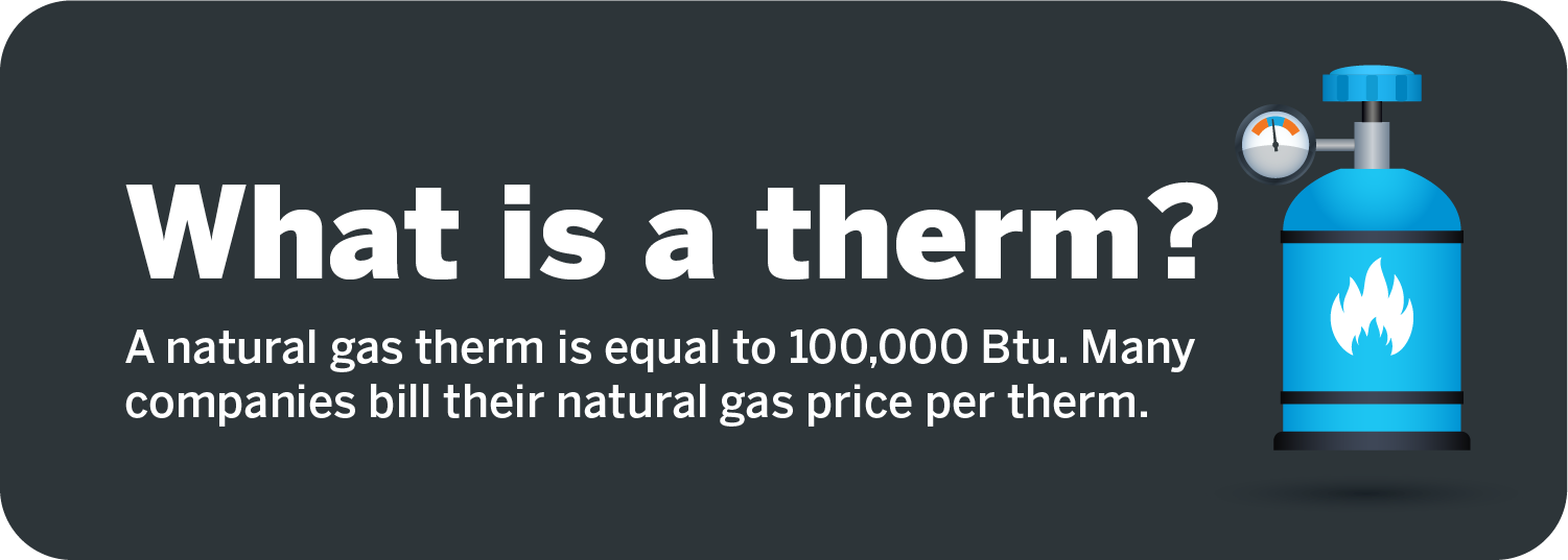 Average Natural Gas Cost Per Therm Constellation
