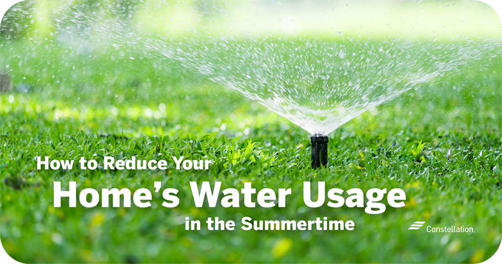 How to reduce your home's water usage in the summertime