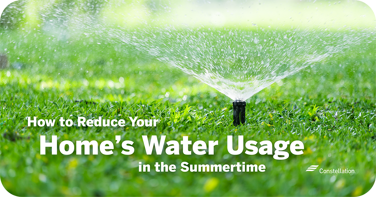 How to reduce your home's water usage in the summertime