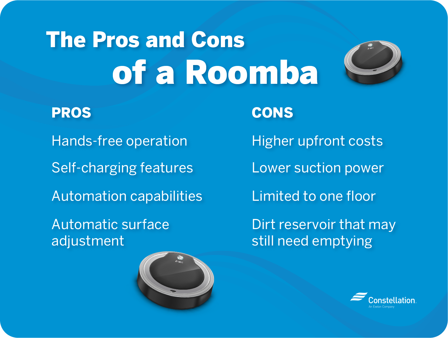 roomba pros and cons