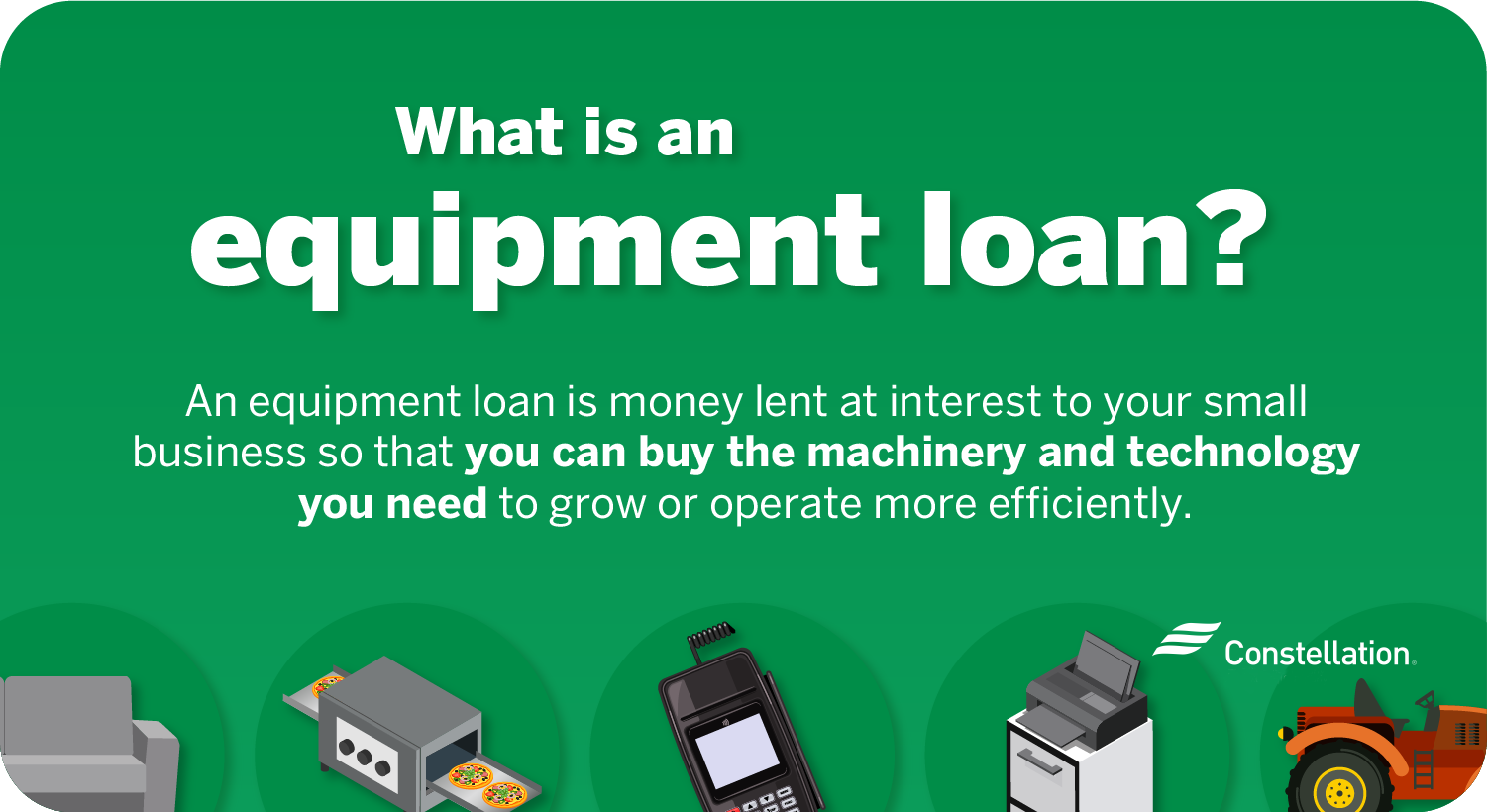 What is a small-business equipment loan?