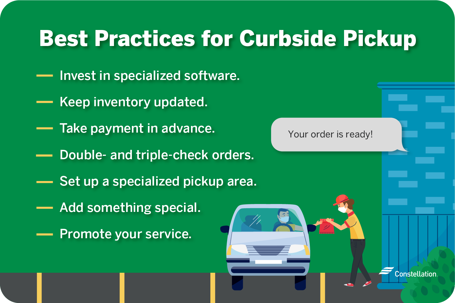 Best practices for curbside pickup
