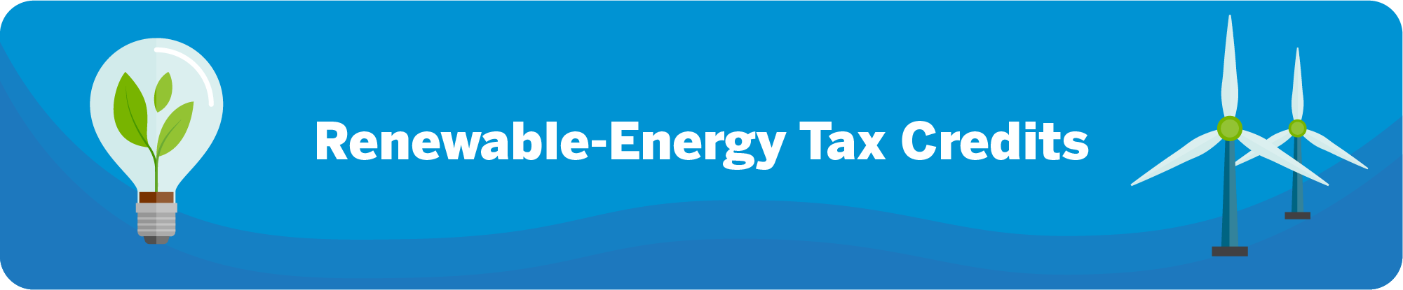 Renewable energy tax credits