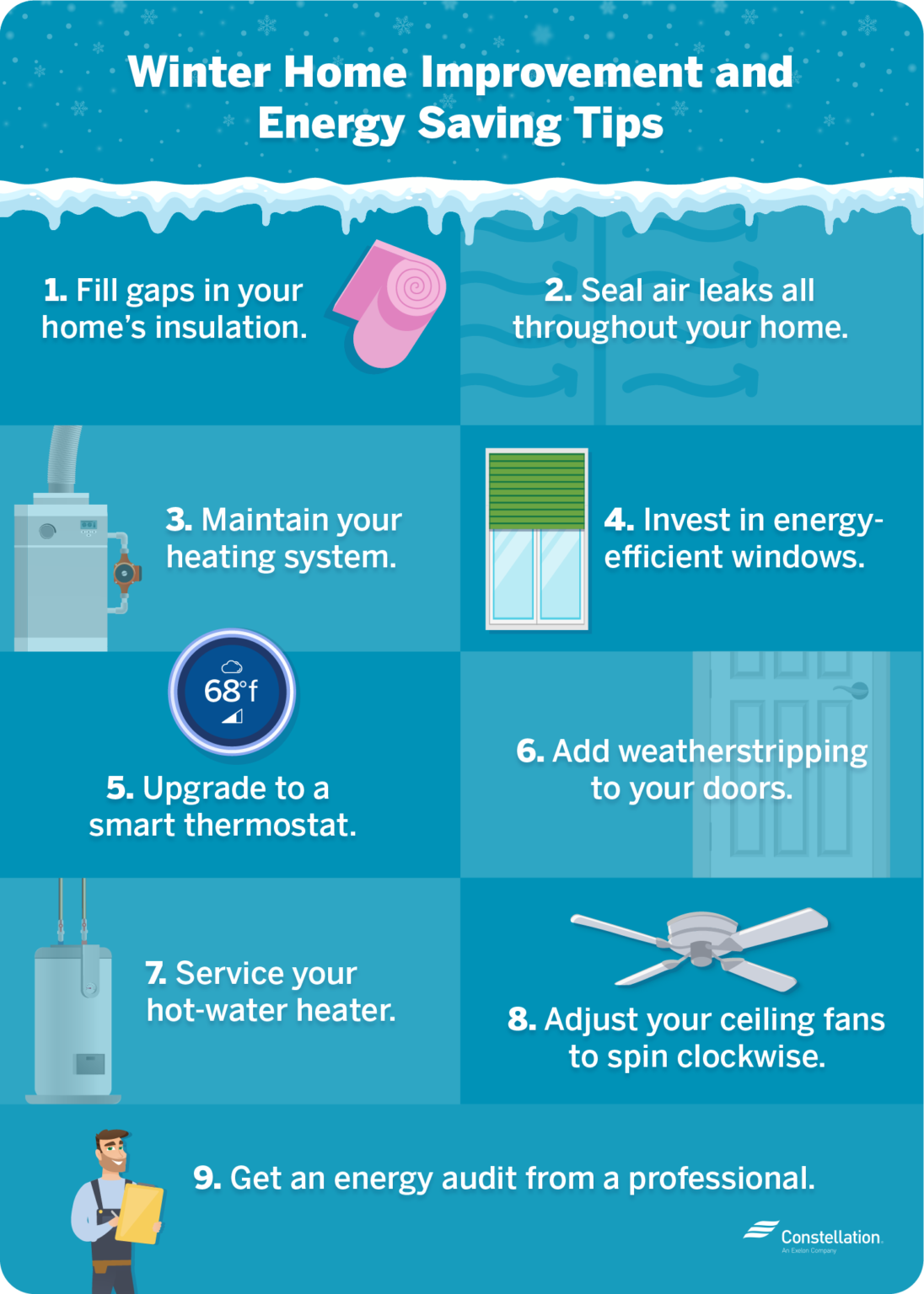 9 Winter Home Improvements To Save Energy | Constellation