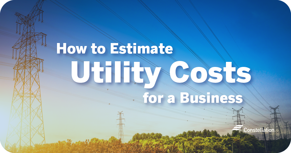 How to estimate utility costs for a business