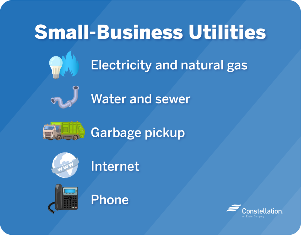 How to Estimate Utility Costs for a Business Constellation
