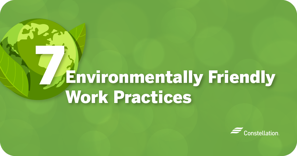 7 Environmentally Friendly Work Practices