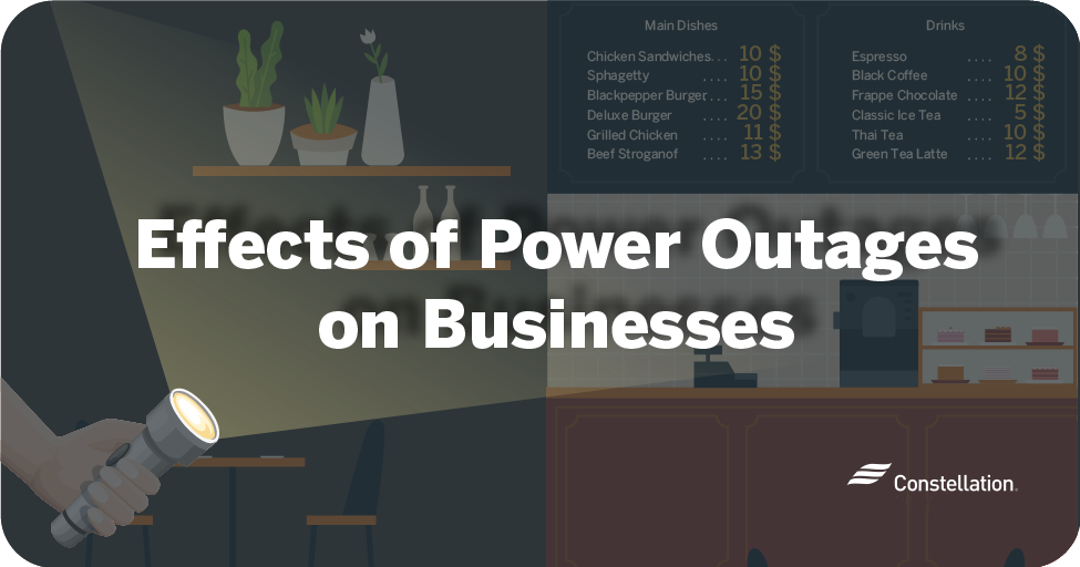 Effects of power outages on businesses