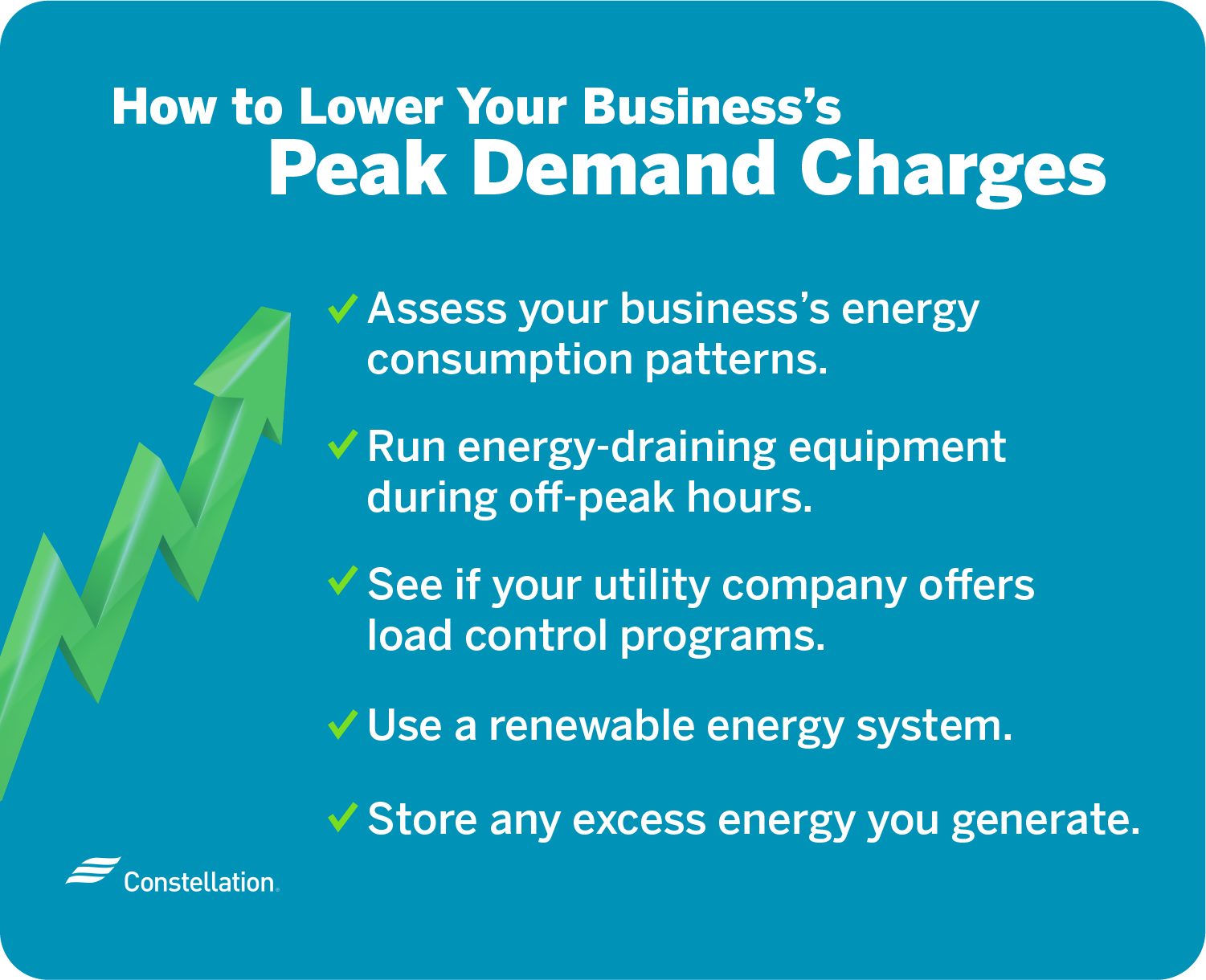 How to lower your business's peak demand charges