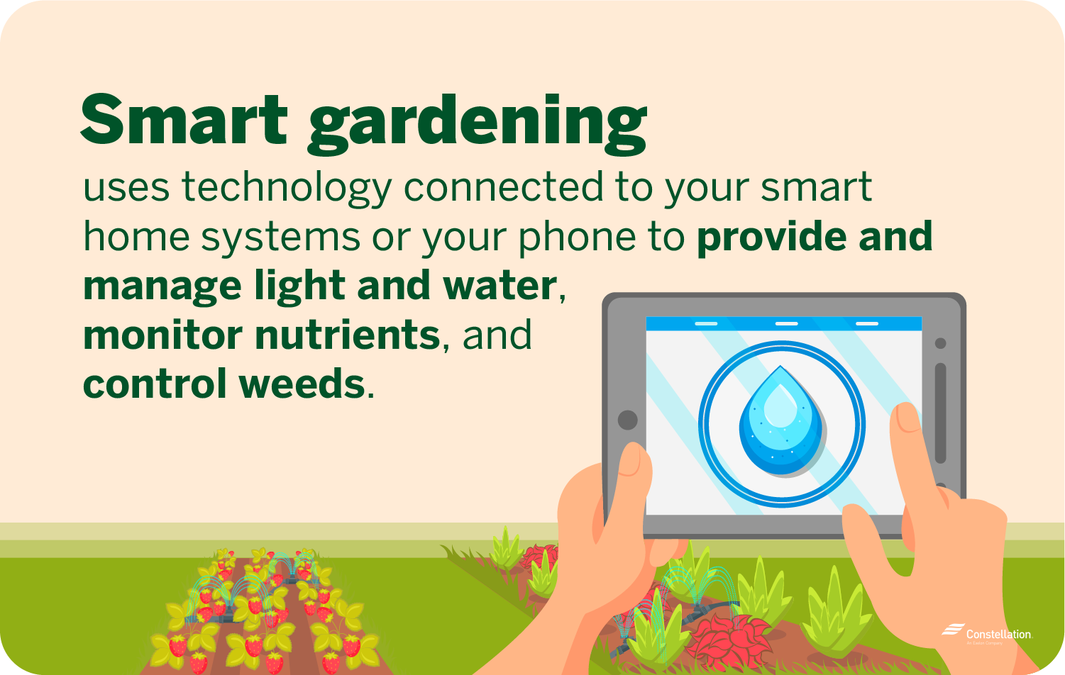 Smart gardening definition