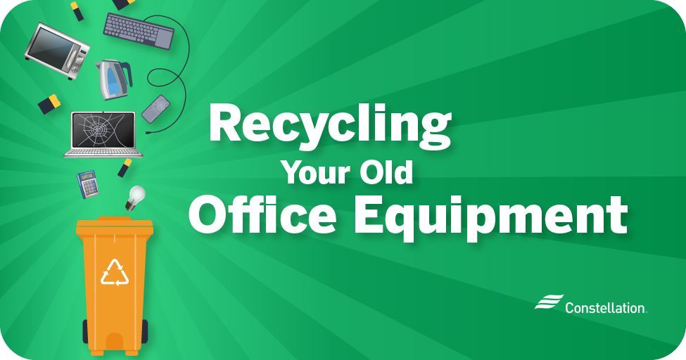 Recycling your old office equipment