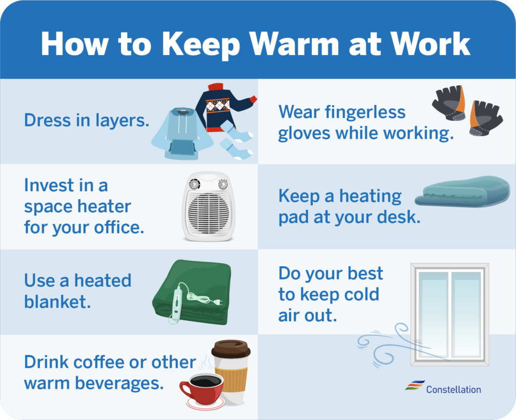 How To Stay Warm In A Cold Office | Constellation