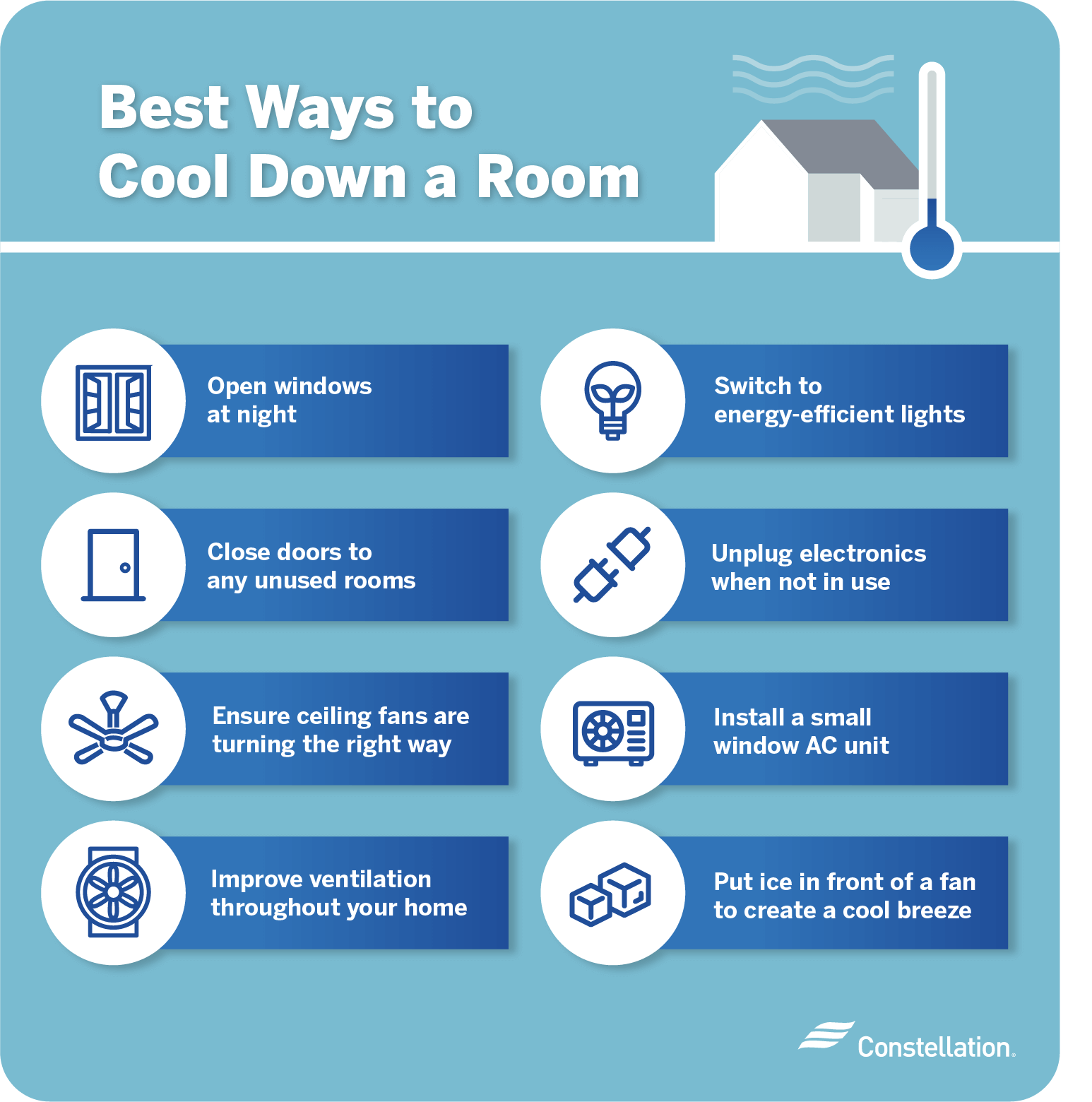 Best ways to cool down a room