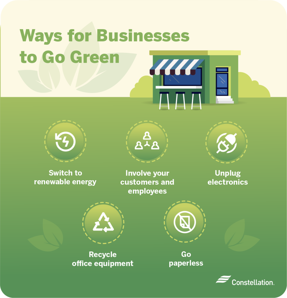 How to Go Green in Your Small Business | Constellation