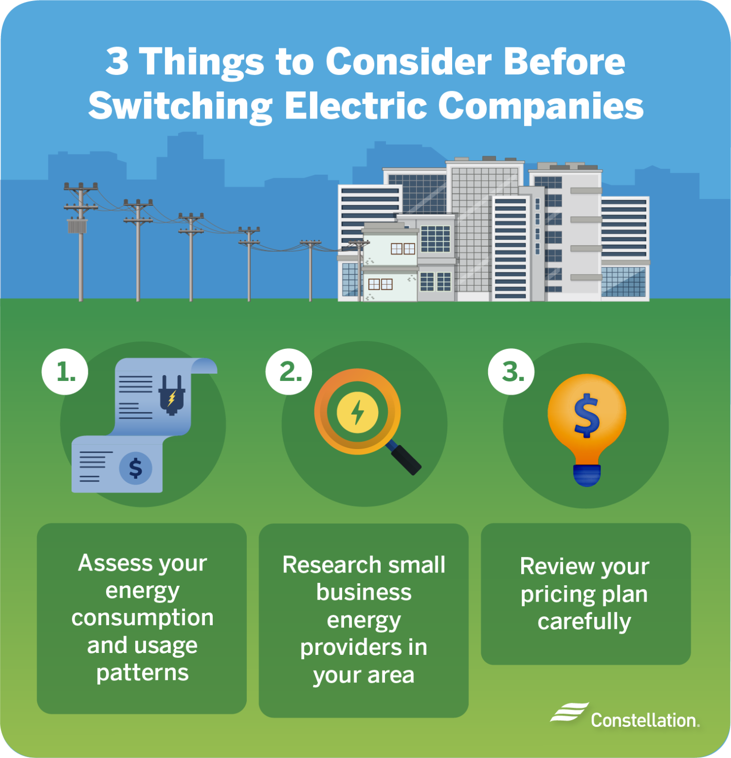 How to Switch Electric Companies for Businesses Constellation