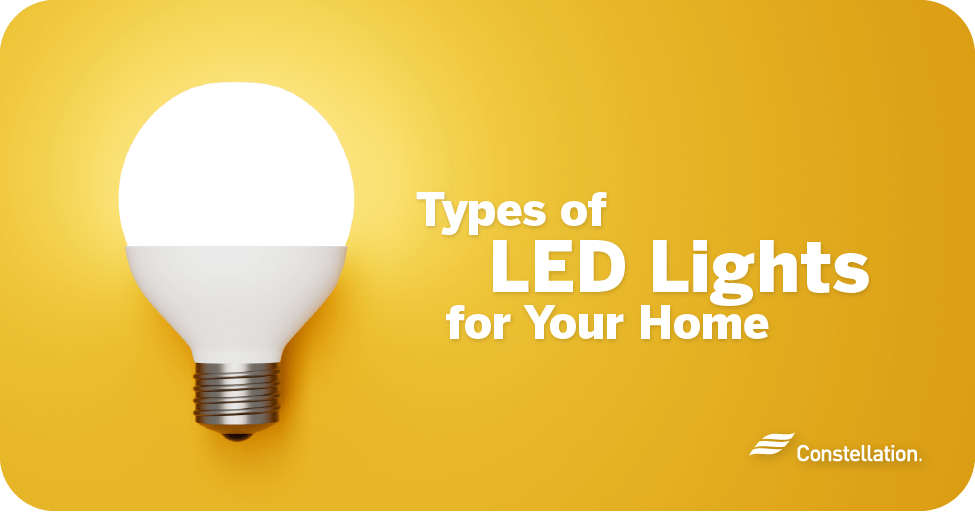 Types of led lights for your home.