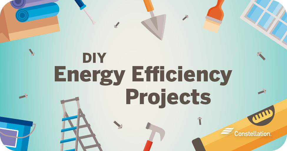 Weekend energy efficient DIY projects.