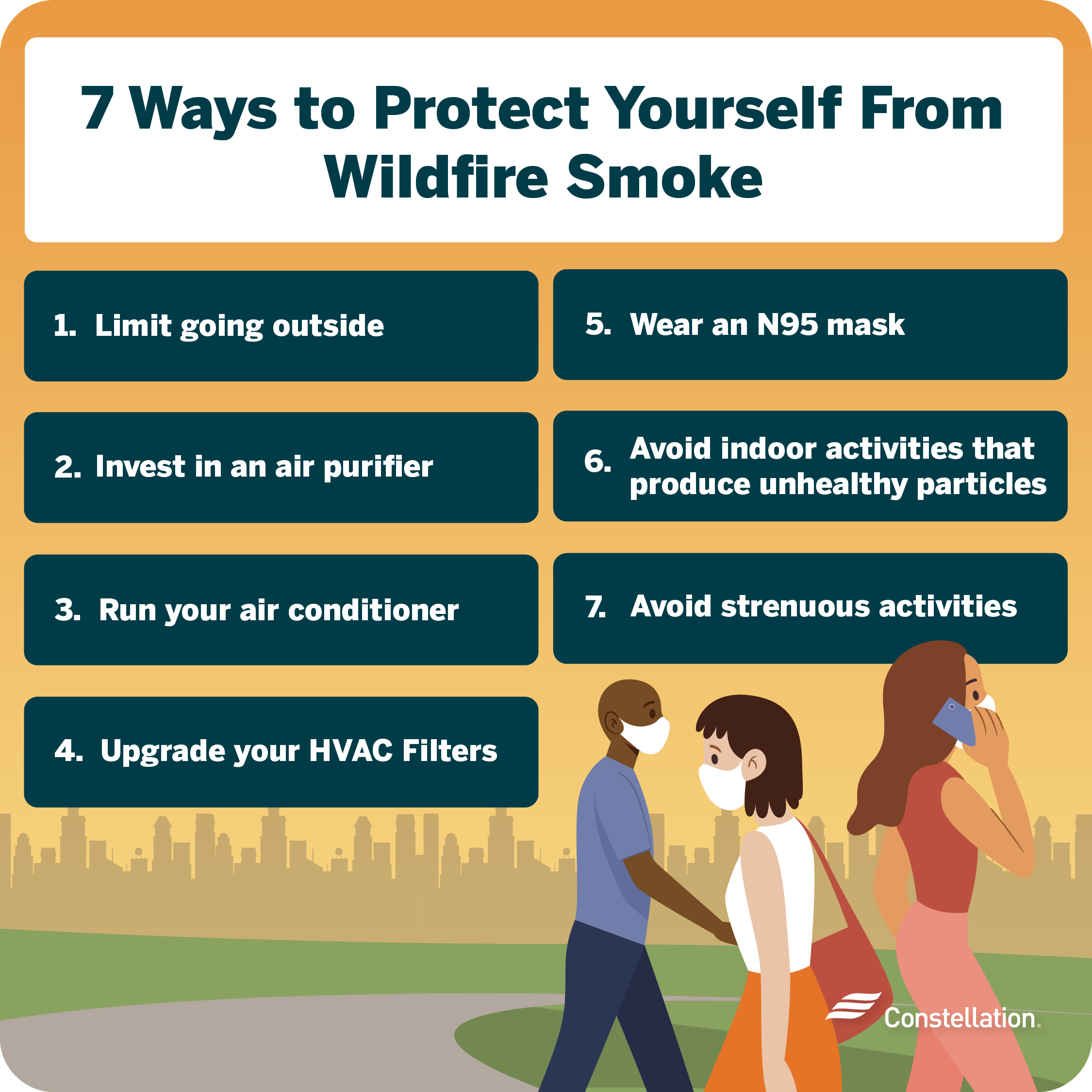 How to protect yourself from wildfire smoke.