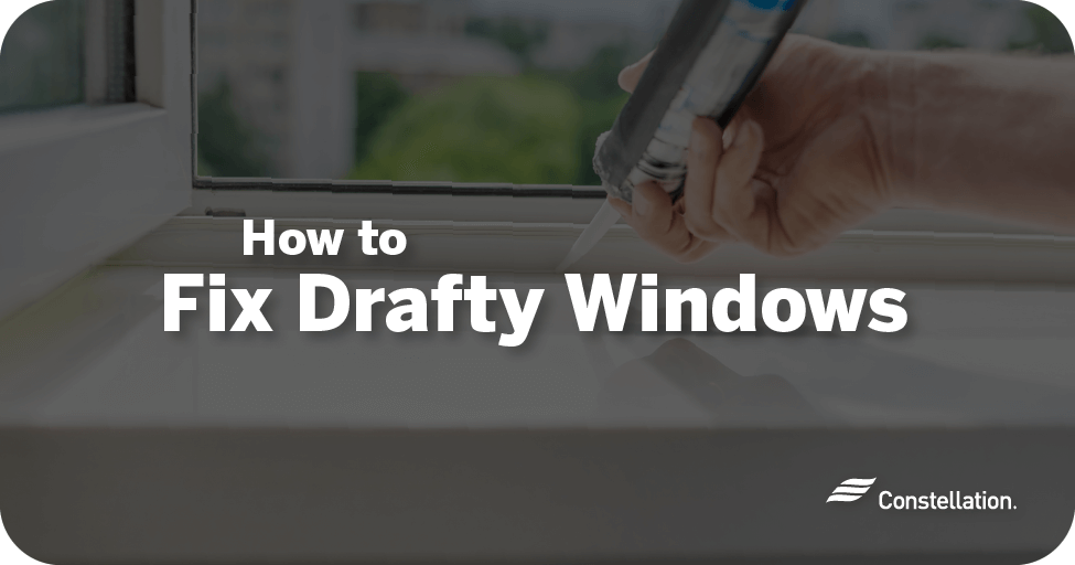 How to fix drafty windows.