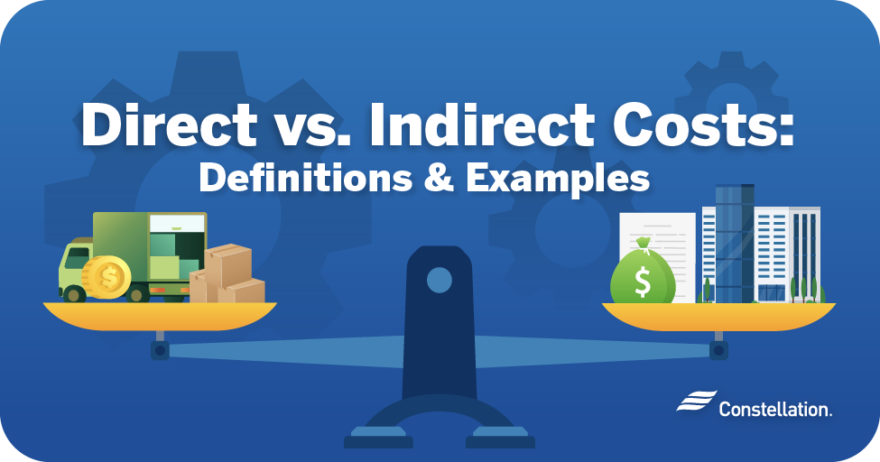 Direct vs indirect cost.