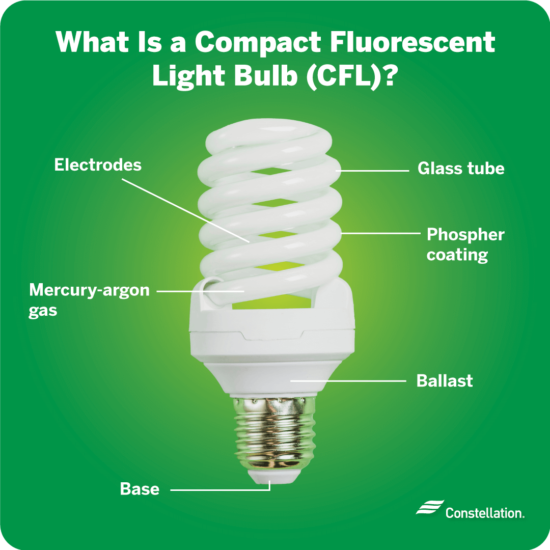 What is a compact fluorescent light bulb?