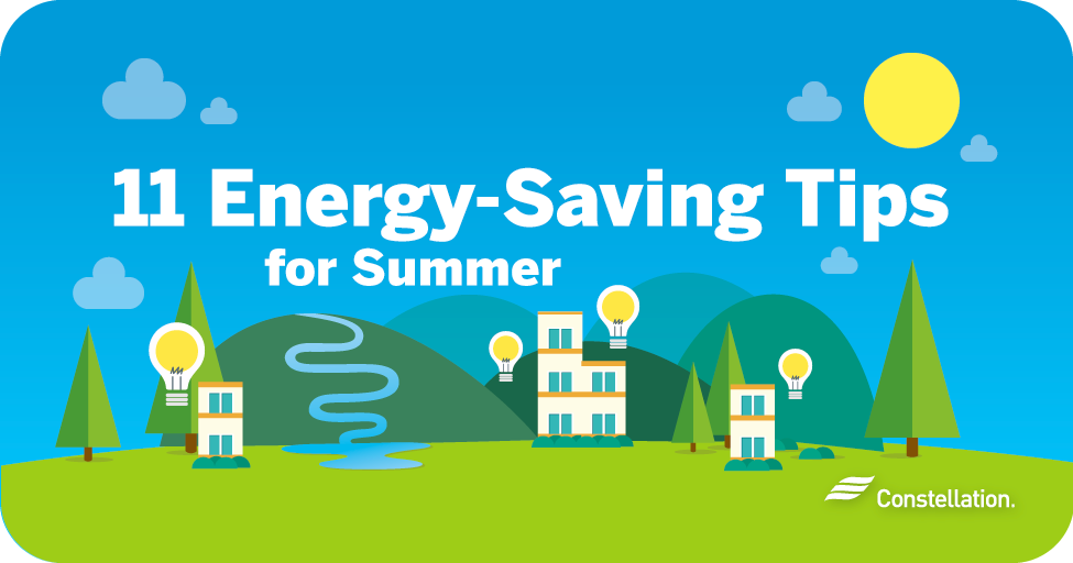 Energy saving tips for summer.