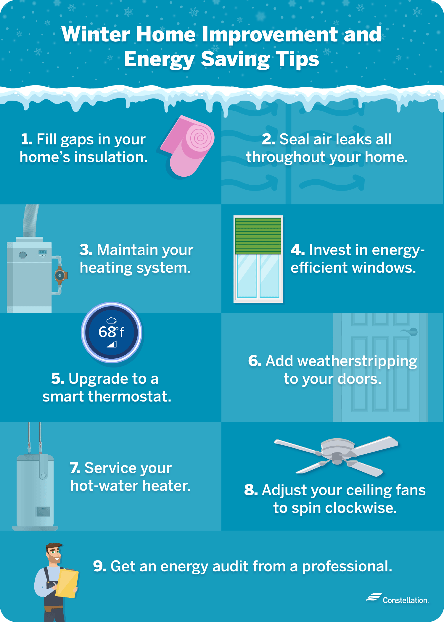 Winter Home Improvement and Energy-Saving Tips