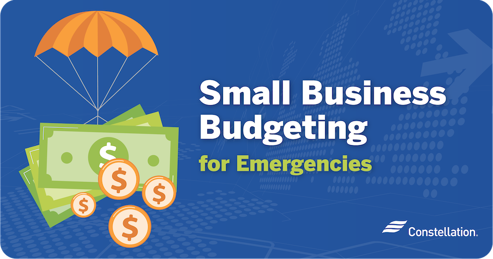 Small business budgeting for emergencies.
