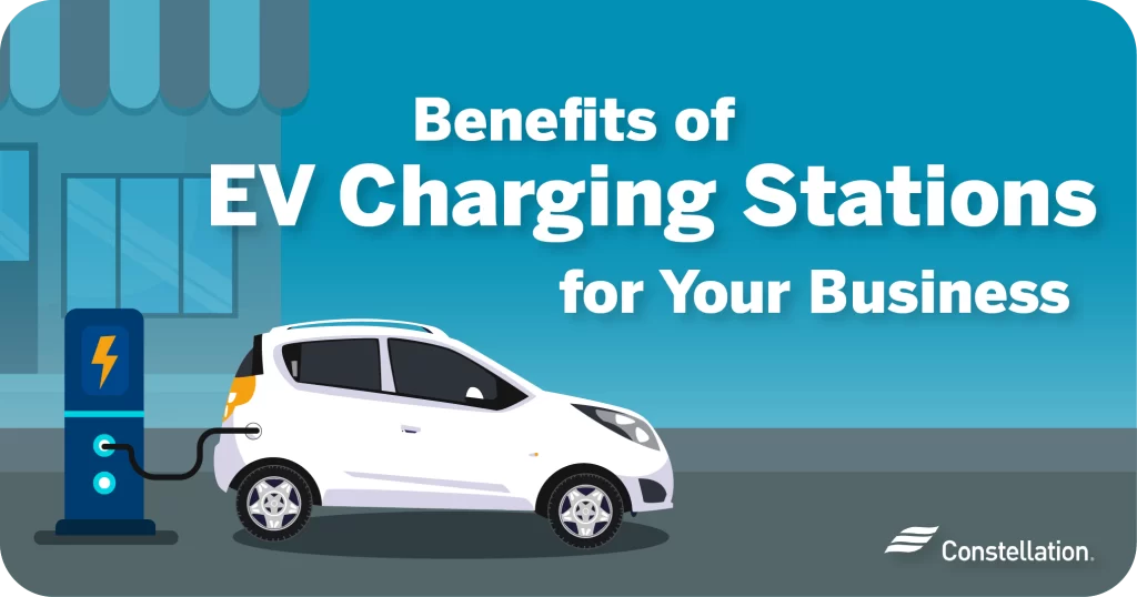Benefits of investing in commercial EV charging stations.